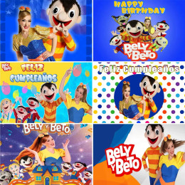 Виниловый фон для фотостудии Umi El Show de Bely y Beto