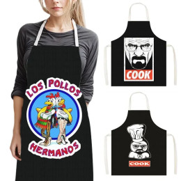 Фартуки для кухни с забавным принтом LOS POLLOS про цыплят и братьев, фартуки для женщин и мужчин, инструменты для уборки дома, Кухонные фартуки для шеф-повара и выпечки