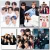 1 шт., популярный постер в Корее, постер для мальчиков Bangtan, самоклеящаяся художественная водостойкая бумажная наклейка, кофейня, бар, декор для комнаты