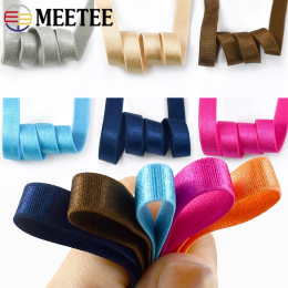 20 м Meetee 10 мм эластичные ленты для нижнего белья, плечевой ремень, бюстгальтер, купальник, ремни, украшение для ноутбука, эластичная лента, аксессуары «сделай сам»