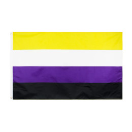 Флаг 60x90 90x150 см, NB Pride queer GQ, несдвоичный флаг для украшения