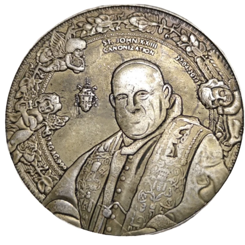 10000 франков КФА, Буркина-Фасо, CANONIZA TION POPR JOHN XXIII, серебряная монета