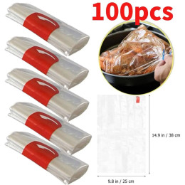 100 шт., пакеты для запекания индейки, 38x25 см