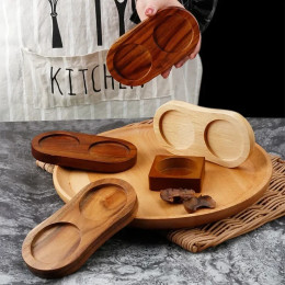 Поднос для мельницы для перца, бамбуковая подставка для шейкера для соли и перца, поднос для чая, деревянный кухонный держатель для хранения, украшение дома, поделки