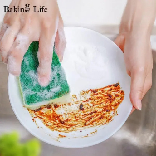 Тряпочка для чистки, губка для блока, волшебные кухонные аксессуары для мытья посуды без масла