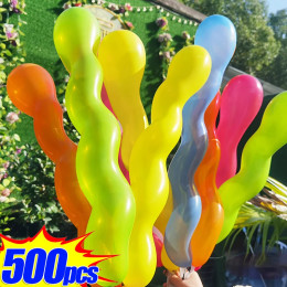 100/500 шт., латексные витые воздушные шары