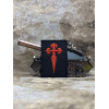 Cruz de Santiago Тактические вышитые нашивки для одежды, рюкзаков, шапок, военные аксессуары с крючком или пришивкой
