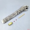 Замечательные японские 30 см Tsuka с открытой ручкой дракона, фитинги Fuchi из сплава для японского самурая, катаны, аксессуары для рук меча