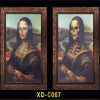 Украшение на Хэллоуин, сменная 3D фоторамка с изображением лица призрака, страшная портретная картина, планер, страх, дом с привидениями, Декор, реквизит