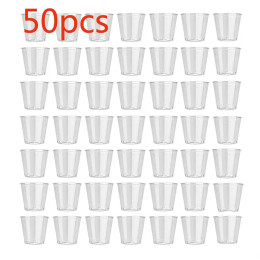 35 мл 50 X прозрачный пластиковый желейный стакан, одноразовый держатель для стакана для свадебной вечеринки