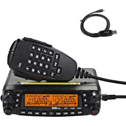 TYT TH-9800 Quad Band 50W Cross-Band Mobile Car Ham Radio Black 5,5x1,58x8,35"