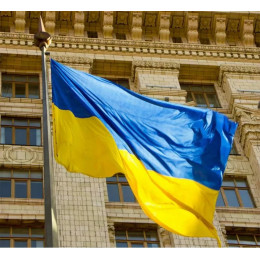 90*150 см украинский флаг для оформления баннеров, полиэфирное волокно, заполнение полиэфирной ткани, приблизительно для страны