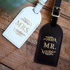 Медовые бирки Mr Mrs для багажа, кожаные бирки для новорожденных, невесты, жениха, свадьбы, юбилея, медового месяца, отпуска, пляжный подарок для путешествий