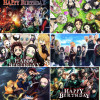 Аниме Demon Slayer украшение для дня рождения баннер Demon Slayer Devil Party для мальчика подарок на день рождения реквизит