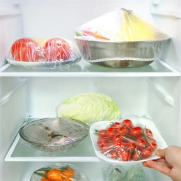 Многоразовые одноразовые крышки для пищевых продуктов, пластиковая пленка, Прочные эластичные пищевые крышки для мисок, эластичные тарелки, крышки для кухни, пакет для сохранения пищи