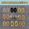Медная/латунная прокладка для сеппы, меч Tsuba, аксессуары для исправления ослабления, для настоящего японского самурая, катаны, Тачи, Танто Вакидзаси
