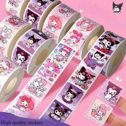 500 шт. декоративные наклейки серии Sanrio, подходящие для комнаты, гостиной, украшения стен, самоклеящиеся и легко отрывающиеся наклейки