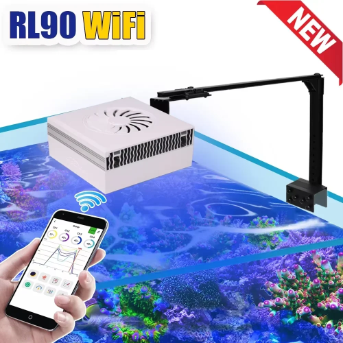 PopBloom-RL90 Светодиодное освещение для аквариума WiFi 100 Вт, светильник для выращивания коралловых рифов для морского аквариума SPS/LPS Светодиодный светильник для морского аквариума, APP поддерживает русский язык