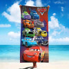 Пляжное полотенце Disney Pixar Cars: весело для пляжных дней! Подходит для полотенец, банных полотенец, пляжных полотенец, подарков.