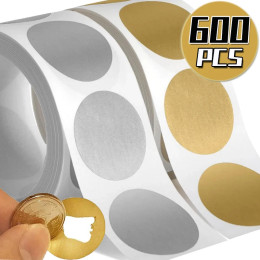 300/600 шт., самоклеящиеся этикетки-наклейки для игр
