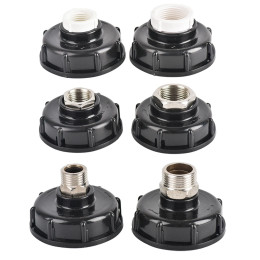 Адаптер бака IBC 1/2"3/4"1"304 аксессуар для дренажного отверстия из нержавеющей стали 1000L тонный ствол инструмент для выпуска воды для орошения сада