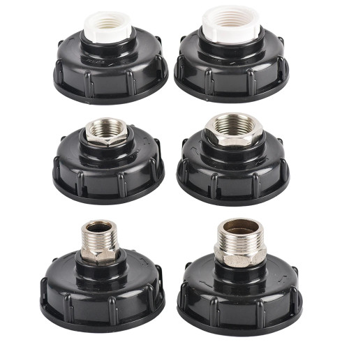 Адаптер бака IBC 1/2"3/4"1"304 аксессуар для дренажного отверстия из нержавеющей стали 1000L тонный ствол инструмент для выпуска воды для орошения сада