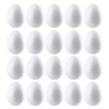 20 шт./пакет, пасхальный декор, белые пенопластовые яйца, пасхальный полистирол, сделай сам, пасхальное имитация яйца, подвесные пасхальные украшения