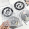 1 шт., прозрачная коробка для хранения дисков и CD-дисков