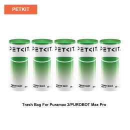 Сменный мешок для мусора PETKIT, 20-200 шт., для Puramax 2/PUROBOT Max Pro, автоматический ящик для кошачьего туалета-1-5 рулонов, мешки для мусора
