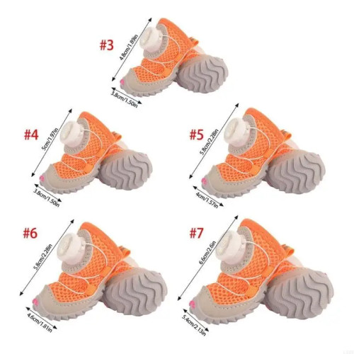 L9be 2pack Offerice Persabite Meshes Dog Shoes shount