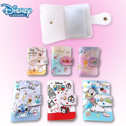 Сумка для хранения банковских карт Disney Stitch, сумка для хранения карт с Микки Маусом, автобусом