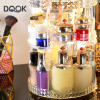 Вращающаяся на 360 градусов коробка-органайзер для макияжа, органайзер для косметики, прозрачный модный многофункциональный съемный акриловый Органайзер