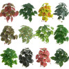 1 шт. искусственное растение Monstera Pothos, искусственные листья со стеблом, искусственное растение, украшение для гостиной, окна отеля, офиса, домашний декор,