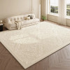 French Living Room Carpet Beige Lines Light Luxury High-end Retro Floor Mats Large Area Cream Style Bedroom Sofa Rug Ковер Tapis