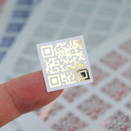 50 шт. персонализированные наклейки из QR-кода, наклейки из золотой фольги, наклейки с QR-кодом для бизнеса, свадьбы, вечеринки, подарочная бирка, этикетка, фотозагрузка, декор для мероприятий