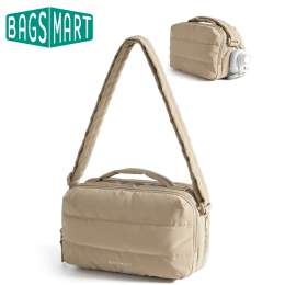 BAGSMART женские сумки дорожная сумка через плечо с расширяемым карманом для бутылок водостойкая студенческая сумка через плечо в стиле Харадзюку