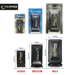 Flipper аквариумная стеклянная щетка для рыб, резервуар для макияжа, магнитная чистая кисть для ногтей с Flipper, скребок для водорослей, инструменты для аквариума MAX NANO