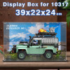 Акриловая витрина для конструктора lego, 10317 дюйма, фотография для строительных блоков Land Rover, автомобильная Пылезащитная прозрачная коробка для хранения