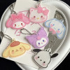 Акриловый брелок с рисунком «Hello Kitty», Sanrio, милый аниме Kuromi My Melody Cinnamorroll, брелок для ключей, детская сумка, аксессуары, кулон, подарок