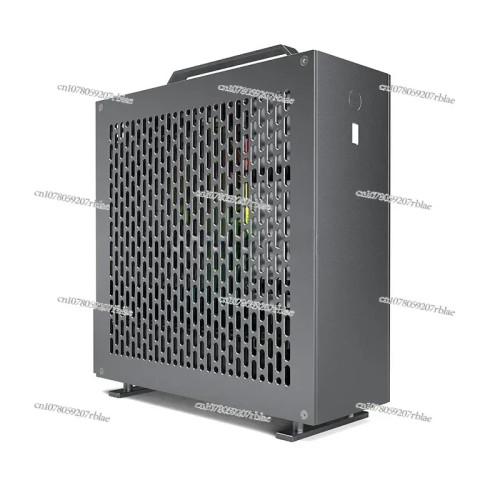 2024 Spot Lzmod Mini A24-V5 2.0 Двойной слот с одним дисплеем 1U Блок питания ITX Шасси с двусторонней фаской