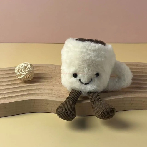Current Limited Edition JellyCat Fun Белая кукла-чашка для эспрессо, детская успокаивающая игрушка-кукла, праздничный подарок, без этикетки