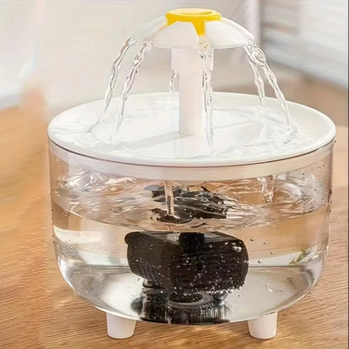 USB электрический бесшумный фонтан для воды для домашних животных, 1 л, автоматическая миска для кошачьего напитка с фильтром, диспенсер для воды для кошек для домашнего использования