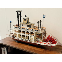 Новая большая модель круизных кораблей MOC для морского транспорта; строительные блоки для показа; праздничный подарок для мальчиков и девочек