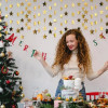 Свадебные украшения, 4 м, звездная картонная гирлянда, подвесные флажки, рождественские украшения, товары для детского дня рождения, струны, растяжки