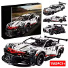 911RSR Технические 1580 шт. + строительные блоки гоночного автомобиля 42096 Модель Rc Power Знаменитая спортивная расширенная копия MOC Коллекционные игрушки в подарок