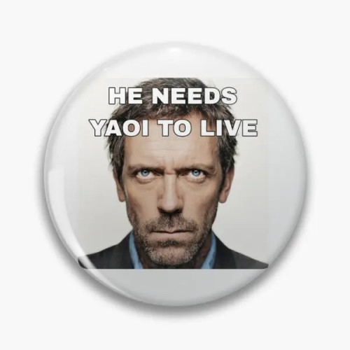 Дом Md He Needs Yaoi To Live Мягкая пуговица Значок Мода Милый декор Мультяшная брошь Нагрудный значок Шпилька для женщин Любитель одежды Забавный