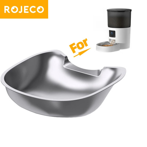 Кормушка ROJECO из нержавеющей стали, только для 3 л, автоматическая кормушка для домашних животных с камерой, без кормушки, чаша для кошек, собак, аксессуары для домашних животных
