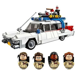 Совместимый MOC 21108 Ghost Busters Ecto-1, строительные блоки для автомобилей из фильма, игрушки «сделай сам», сборная модель для детей, подарки для мальчиков и девочек