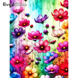 Evershine 5D DIY Алмазная мозаика Цветок мака Красочная картина Пейзаж Полный квадратный круглый Алмазная вышивка Ремесло