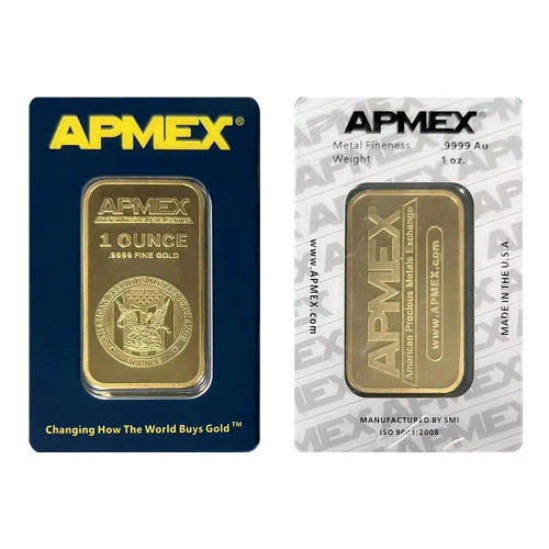 Золотой стержень APMEX, высокое качество, позолоченный слиток Apmex, немагнитный серебряный стержень, хит продаж, бизнес-подарок, коллекционный